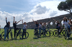 Appia Antica and Catacombs by ebike: guided tour with Private Transfer from Circus Maximus