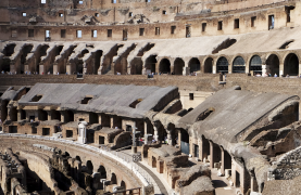 Colosseum, Forum, Palatine Hill and Arena/Open Bus option