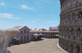 Colosseum with Arena and Virtual Reality (VR)